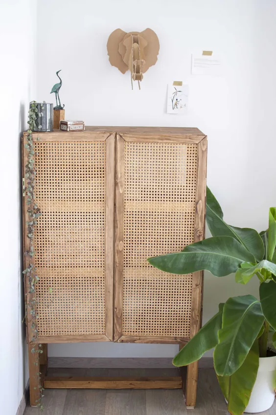 کابینت شبکه RATTAN DIY • ZOLEA