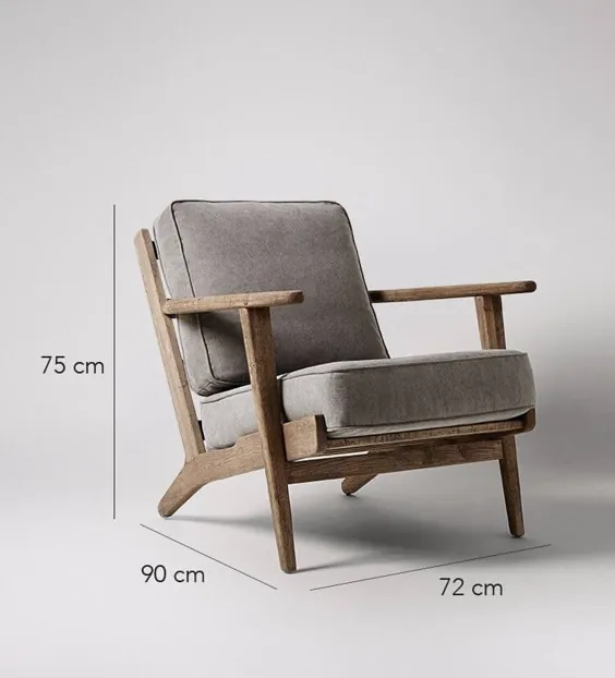 ابعاد استاندارد صندلی مفید با جزئیات
