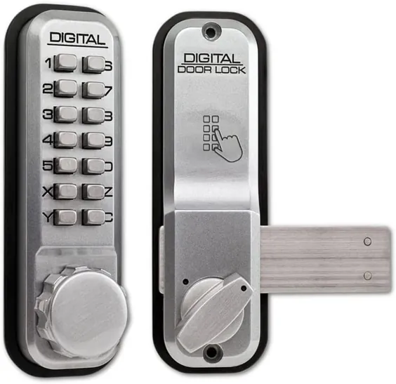 Lockey 2200 Lock Digital Door Code Door Lock |  قفل ترکیبی دیجیتال رمز عبور امنیتی قفل های درب آلیاژ روی دکمه دکمه ددبولت بدون کلید