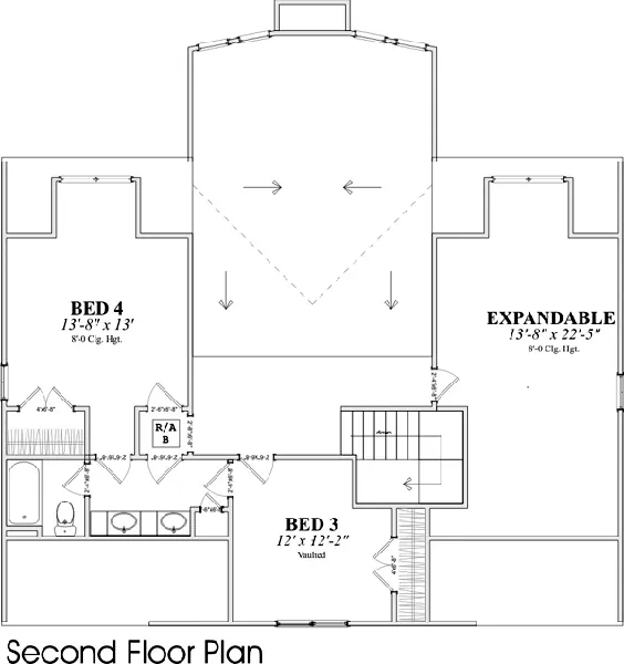 طرح خانه سبک ساحلی 78732 با 4 تخت ، 4 حمام