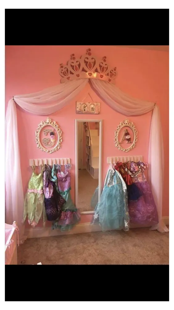 دکور اتاق بچه ها برای دختران پرنسس