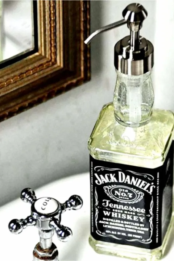 جک دانیلز کاردستی بطری - 99+ ایده های دستی بطری نوشیدنی (تصاویر)
