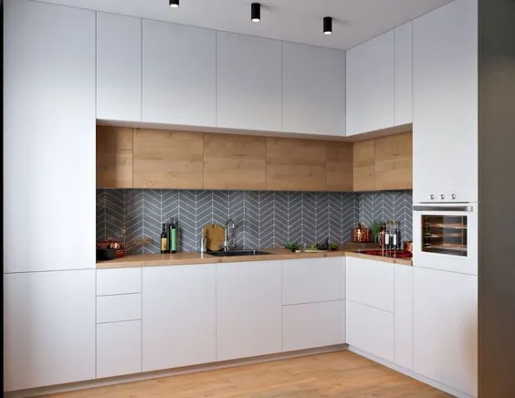 30+ طراحی آشپزخانه مینیمالیستی اما لوکس - معماری DI
