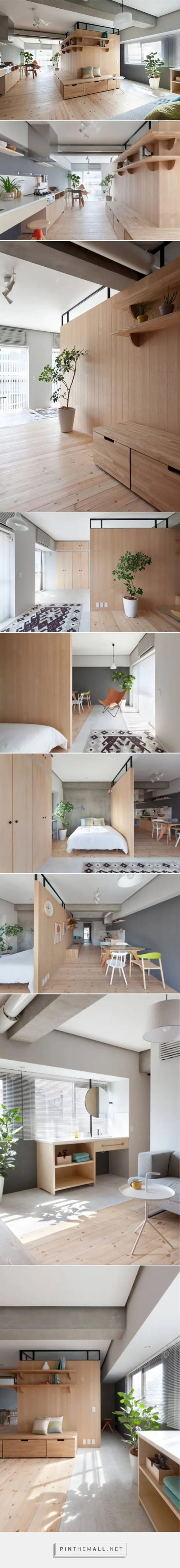 پارتیشن مینیمالیستی هوشمندانه آپارتمان 689 متر مربع در توکیو را گسترش می دهد: TreeHugger ... - تصویر تصاویر گروهی