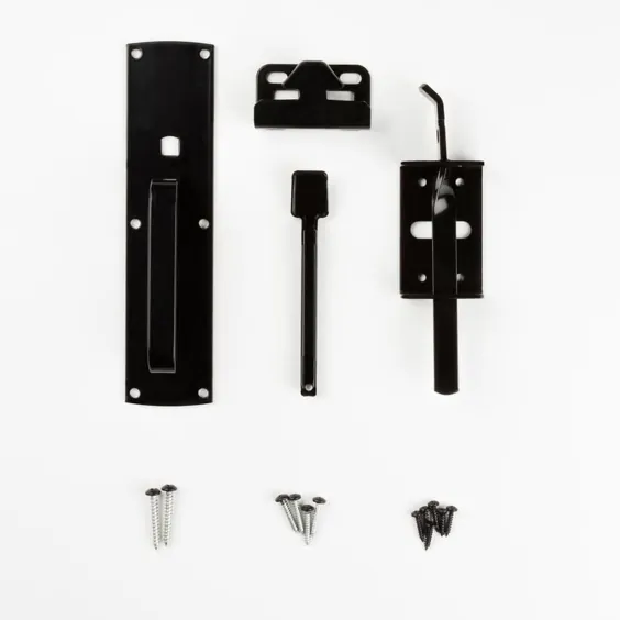 Hardware National 3/23-in Black Gate Latch Lowes.com