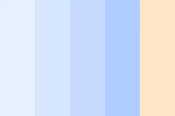 پالت رنگ (آبی روشن-بژ)