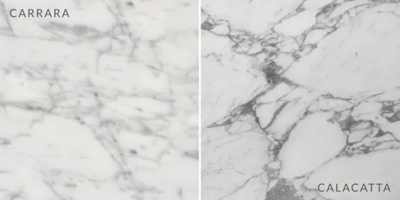 تفاوت Calacatta و Carrara Marble |  گالری سنگ آریا