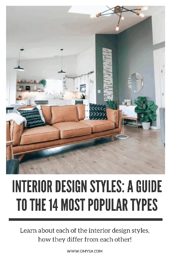 سبک های طراحی داخلی: راهنمای 14 نوع محبوب