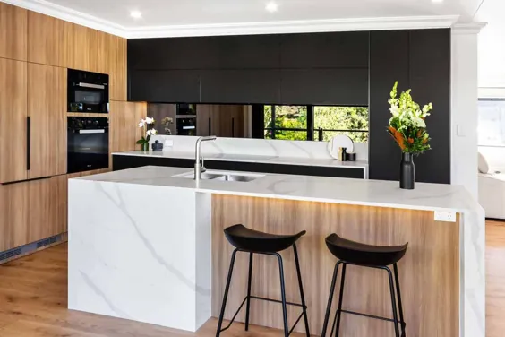 یک آشپزخانه مدرن برای "واو" کردن مهمانان شما - خانه کامل