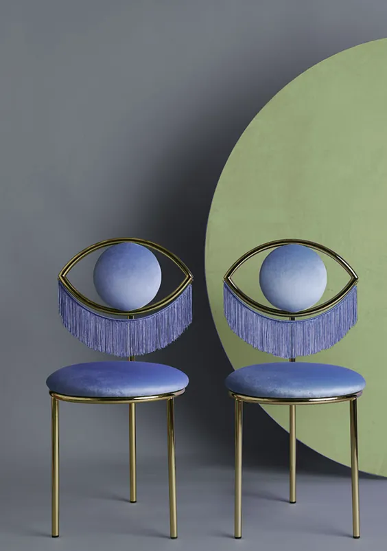 DESIGNHUNGER |  طراحی صندلی چشمک پاستل در Maison & Objet 2020 به نمایش درآمد