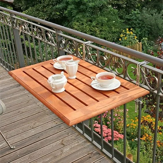 Kleiner Balkontisch für ein gemütliches Ambiente!  - Archzine.net