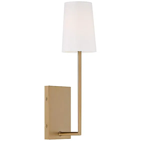 Crystorama Lena 18 "High Vibrant Gold Wall Sconce - # 84W32 | Lamps Plus