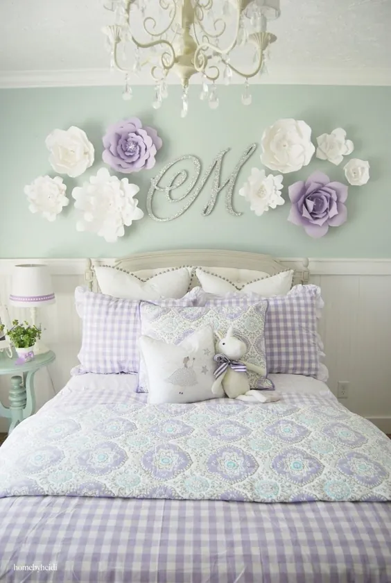 24 ایده تزئین دیوار برای اتاق دختران