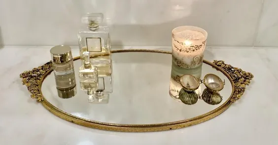 Vintage Matson Mirrored Vanity Tray |  اتسی