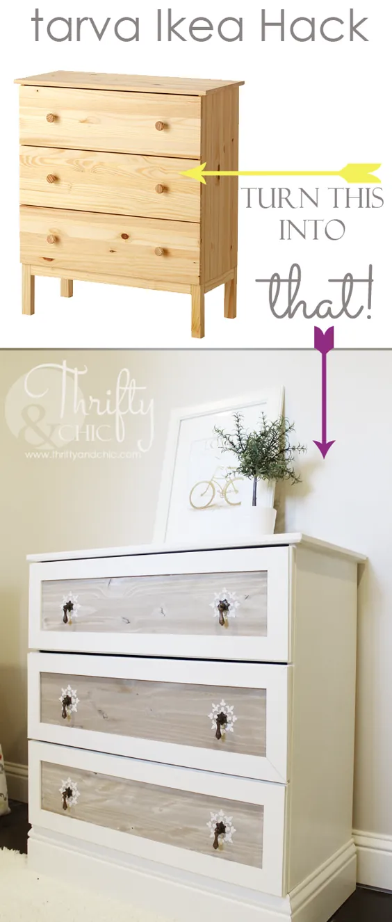 Makeover Dresser Ikea Tarva