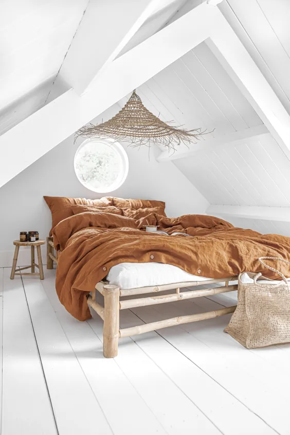 ایده های زیبای اتاق خواب با محصولات پارچه ای