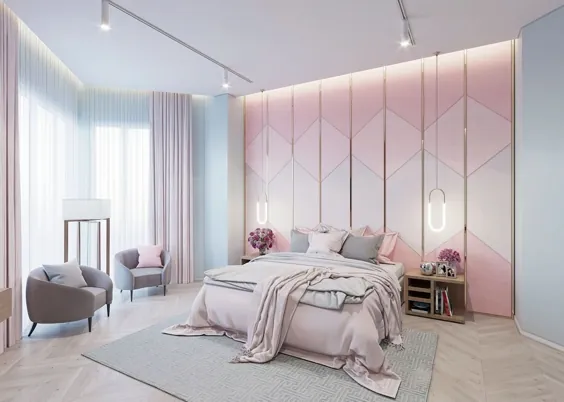 101 اتاق خواب صورتی همراه با تصاویر ، نکات و لوازم جانبی برای کمک به شما در تزئین خود