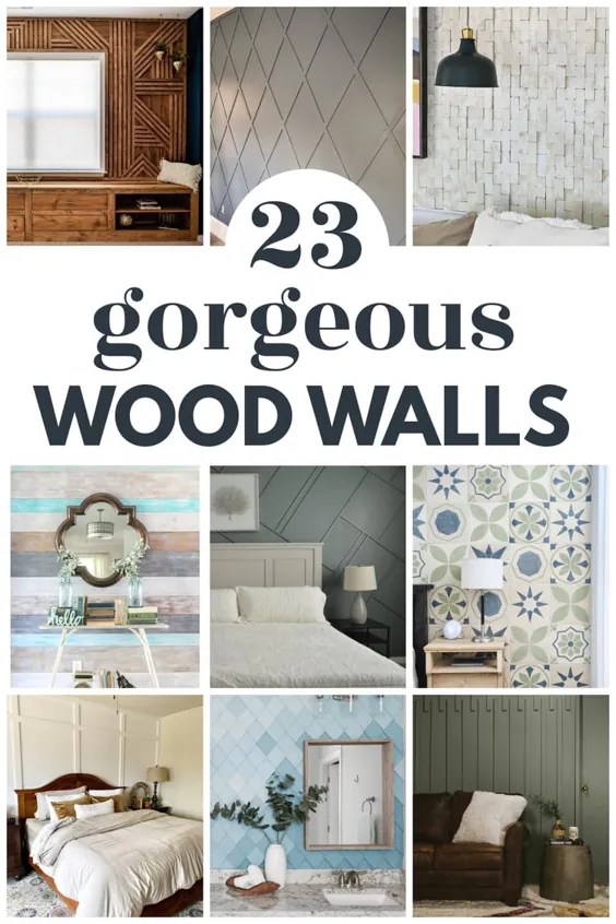 23 دیوار خیره کننده لهجه چوبی DIY برای خانه شما