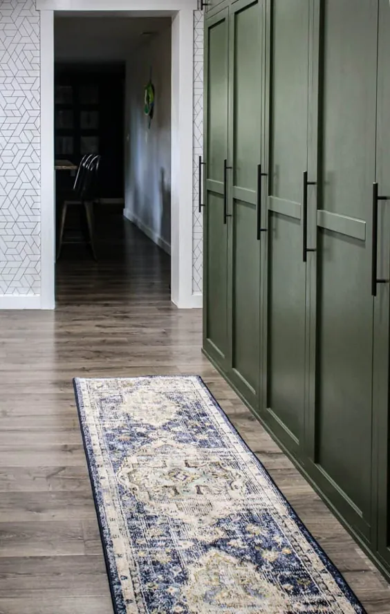 قفسه های DIY Mudroom با درها