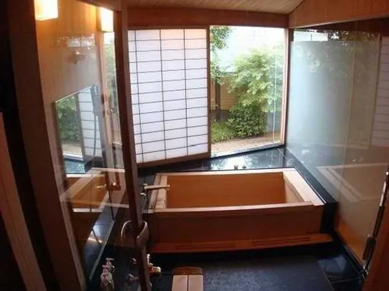 طراحی مدرن و حمام زیبا با تلفیق سبک مینیمالیستی ژاپنی با ایده های معاصر