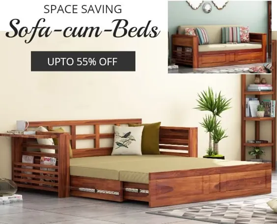 مبل تختخواب شو @ تا 70٪ تخفیف: تختخواب مبل را بصورت آنلاین در هند بخرید |  WoodenStreet