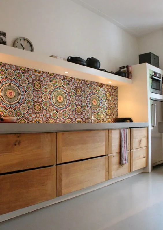 Splashback Alternative Kitchen - تصویر زمینه آشپزخانه توسط Lime Lace - ویرایشگر داخلی
