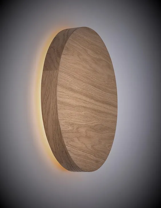 Wood Sconce Light - چراغ دیواری مدرن چوبی طبیعی نوردیک نورپردازی طراح برجسته لامپ لامپ لامپ