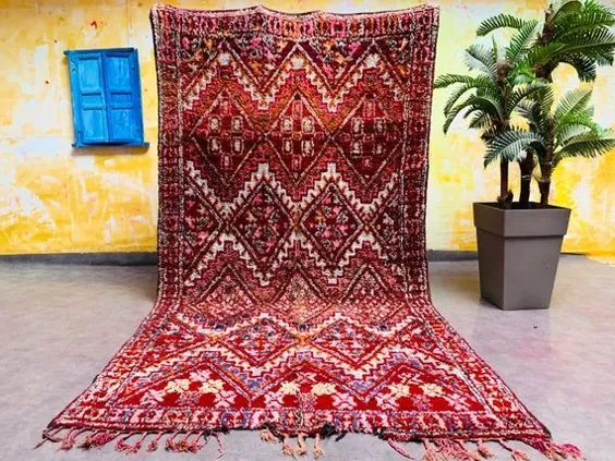 فرش مراکشی فرش دستباف منحصر به فرد Beni Mguild 5x10 |  اتسی