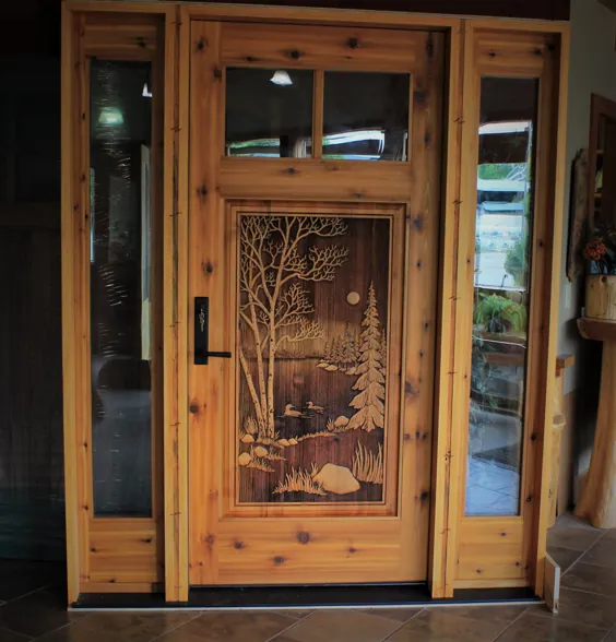 درهای چوبی دست ساز و تراشیده دستی |  شرکت Great River Door