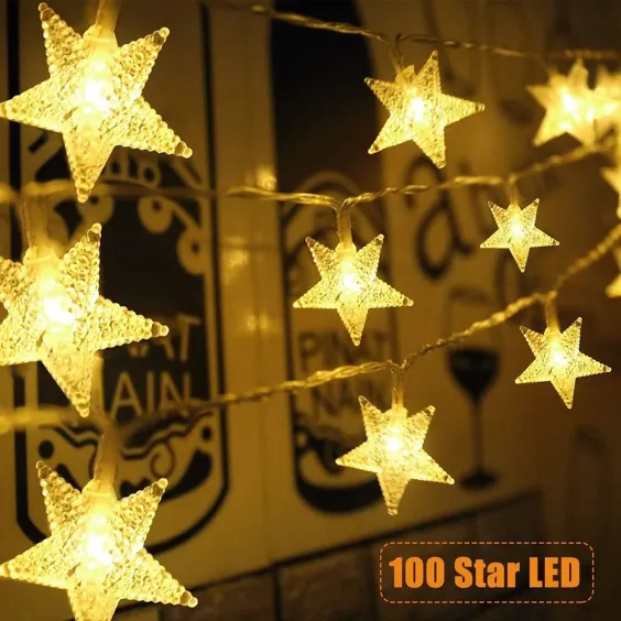 Star String Lights 100 LED 33 FT - استاندارد (چند رنگ) ، چند رنگ