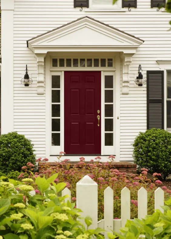 ده بهترین رنگ درب جلو برای خانه شما |