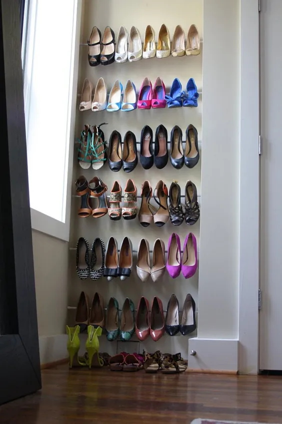 35 ایده DIY کفش برای خانه های سازمان یافته