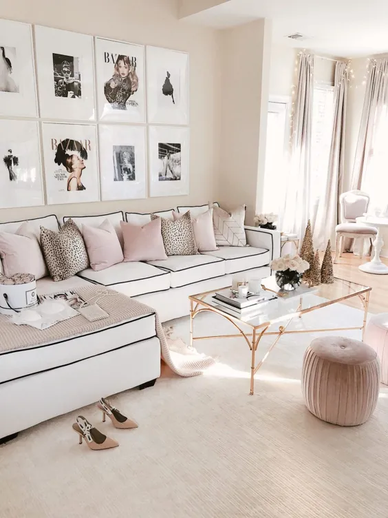 Chanel & Glam الهام گرفته از اتاق نشیمن