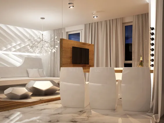 خانه خصوصی با طراحی داخلی فوق العاده مدرن توسط بوژینوسکی دیزاین