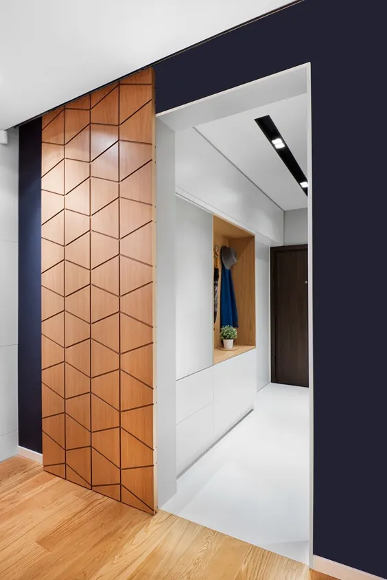 یک آپارتمان با الهام از هندسه مدرن
