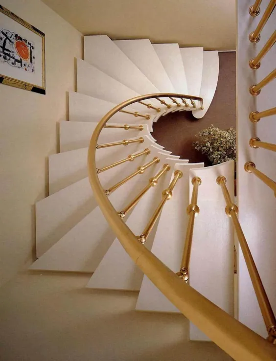40 راه پله مارپیچی نفس گیر که می خواهید در خانه خود خواب ببینید