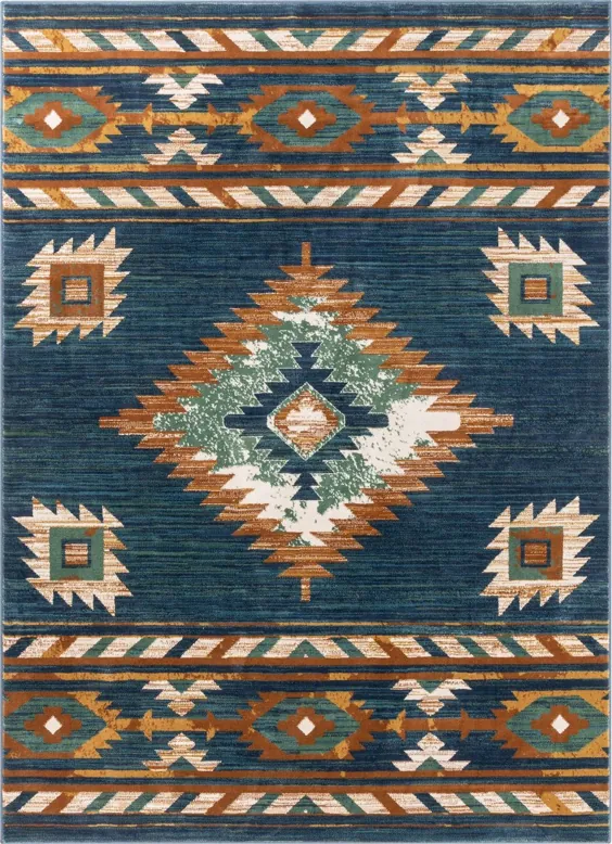 فرش قبیله ای سنتی جنوب غربی Lea Blue