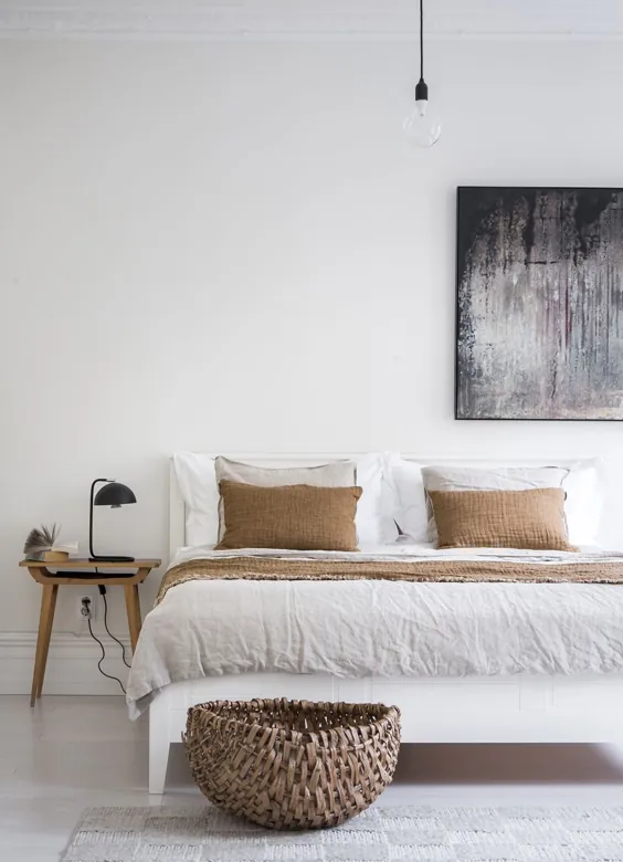 خانه ای سفید روشن با جزئیات گرم - طراحی COCO LAPINE