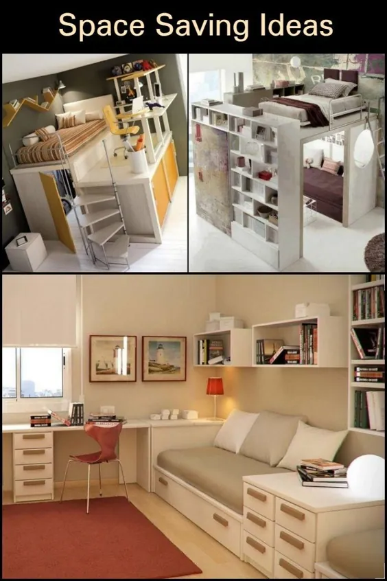 8 ایده برای به حداکثر رساندن فضای اتاق خواب کوچک |  شبکه مالک ساز