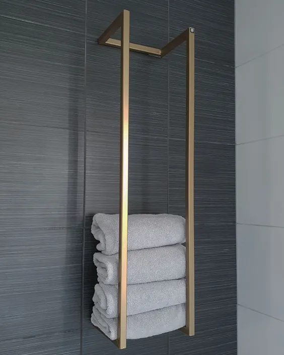 Handdoekenrek brons - فضاهای داخلی TLF |  Kleine wasjes ، grote wasjes در سال 2019