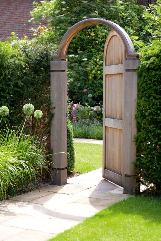 دروازه باغ: 11 ایده و راهنمای دروازه باغ برای نمای بیرونی شیک