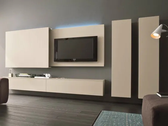 Anbau- TV- Wohnwand SLIM 13 توسط Dall'Agnese Design Imago Design