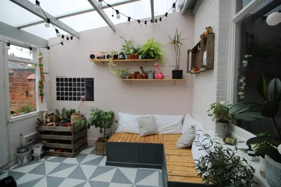ایجاد یک اتاق باغ داخل منزل: هنرستان آشکار - Kezzabeth |  DIY و وبلاگ نوسازی
