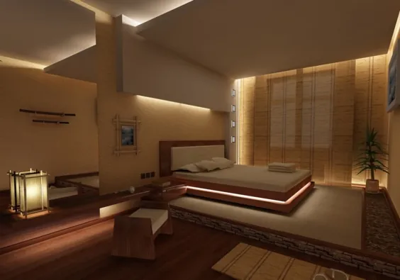 اتاق خواب به سبک ژاپنی