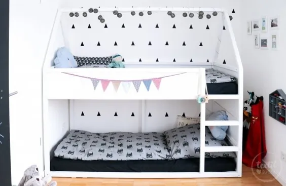 دستورالعمل مونتاژ تخت خواب اتاق زیر شیروانی (هک IKEA) و چند ایده عالی برای اتاق کودکان