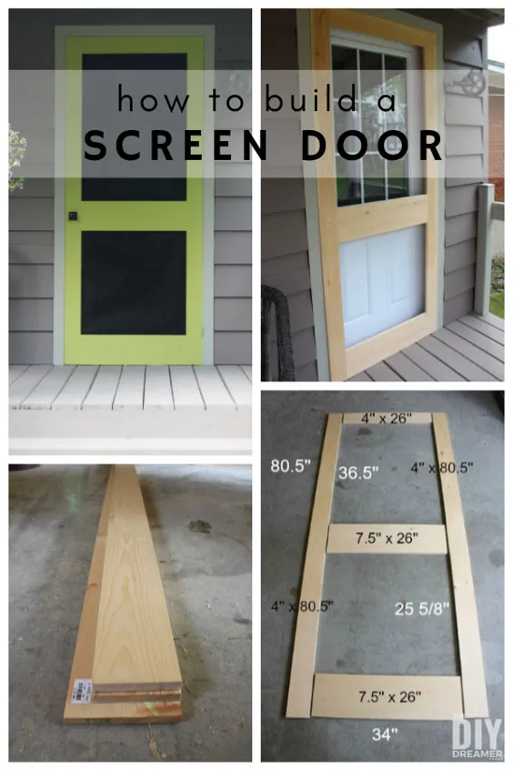 نحوه ساخت درب صفحه - DIY Screen Door