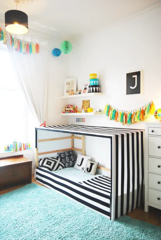 بهترین ایده های اتاق کودک و نوجوان برای دختران و پسران