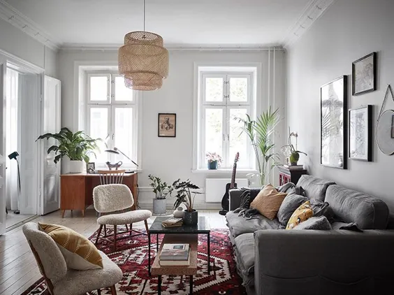 apartment آپارتمان ساده و دنج در استکهلم (91 متر مربع)〛 ◾ عکس ◾ ایده ها ◾ طراحی