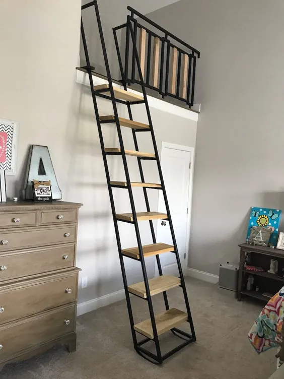 9 ft Loft ladder، Librarian ارسال رایگان به درب منزل شما !!!