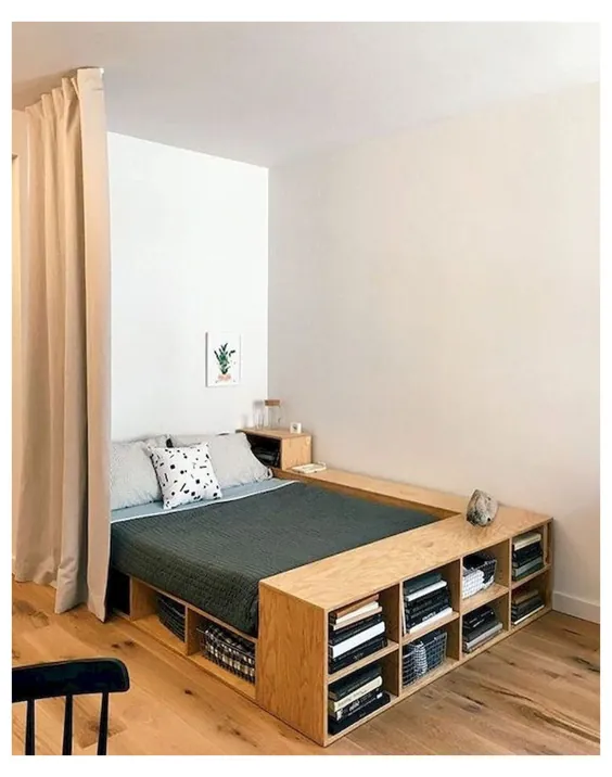 ایده های ذخیره سازی برای صرفه جویی در فضای اتاق خواب کوچک